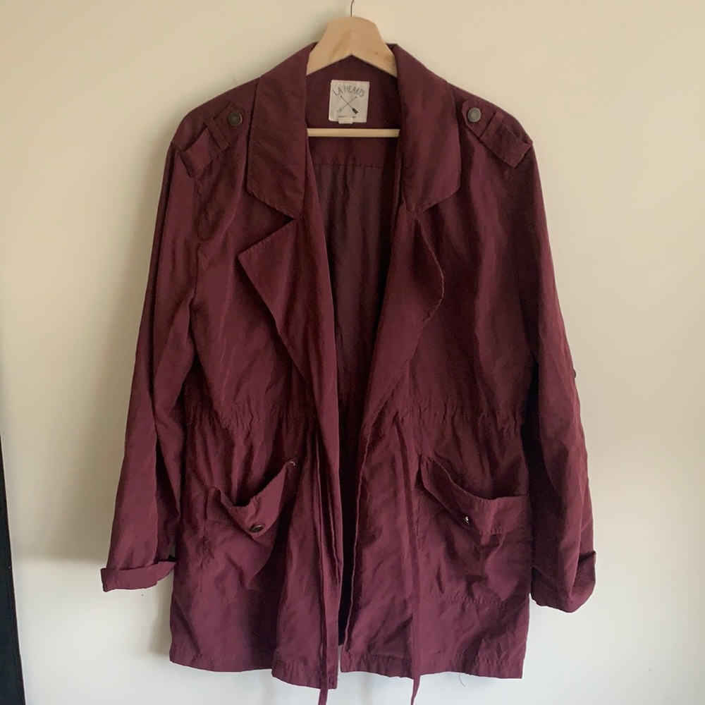 Burgundy L.A. Hearts Blazer